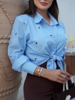 ست شومیز شلوارکیف - تصویر 6