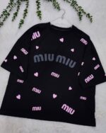 تیشرت باکسیmiu miu - تصویر 3